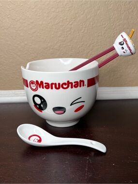 Maruchan Kawaii Ramen Bowl Set 3 Pc Mad Engine